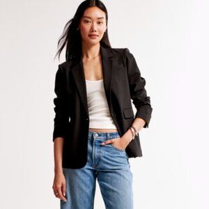 Abercrombie & Fitch Classic Suiting Blazer Black size M
